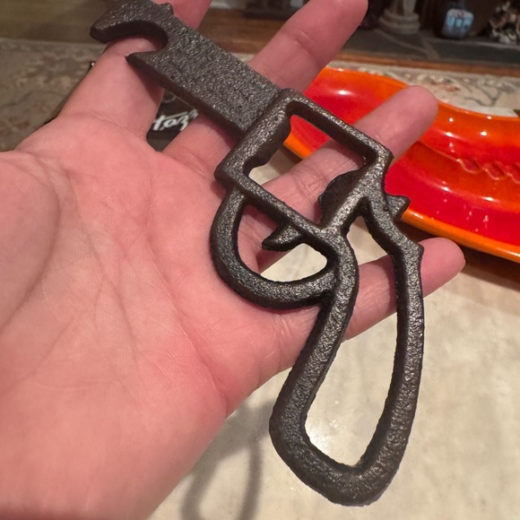 Rustic Black Metal Bottle Opener - Picture 5 of 5